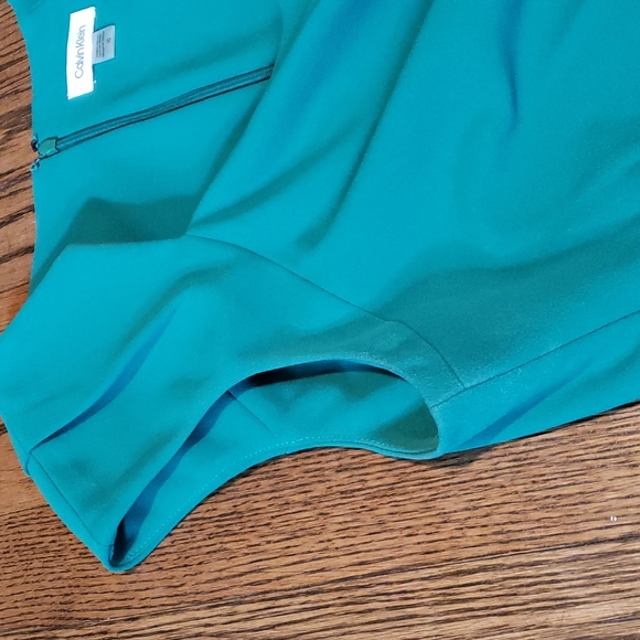 Calvin Klein Green Sleeveless Dress - Picture 5 of 13